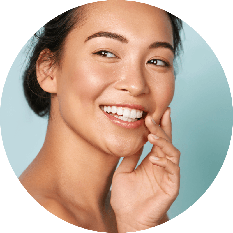 beautiful smiling woman