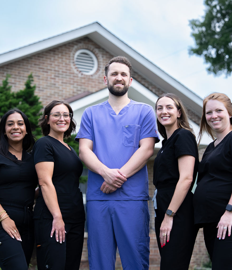 dr connor with his team